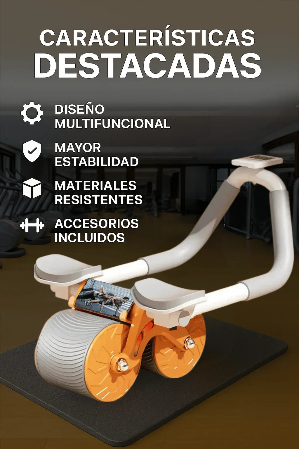 ⚡RODILLO ABDOMINAL I AB ROLLER