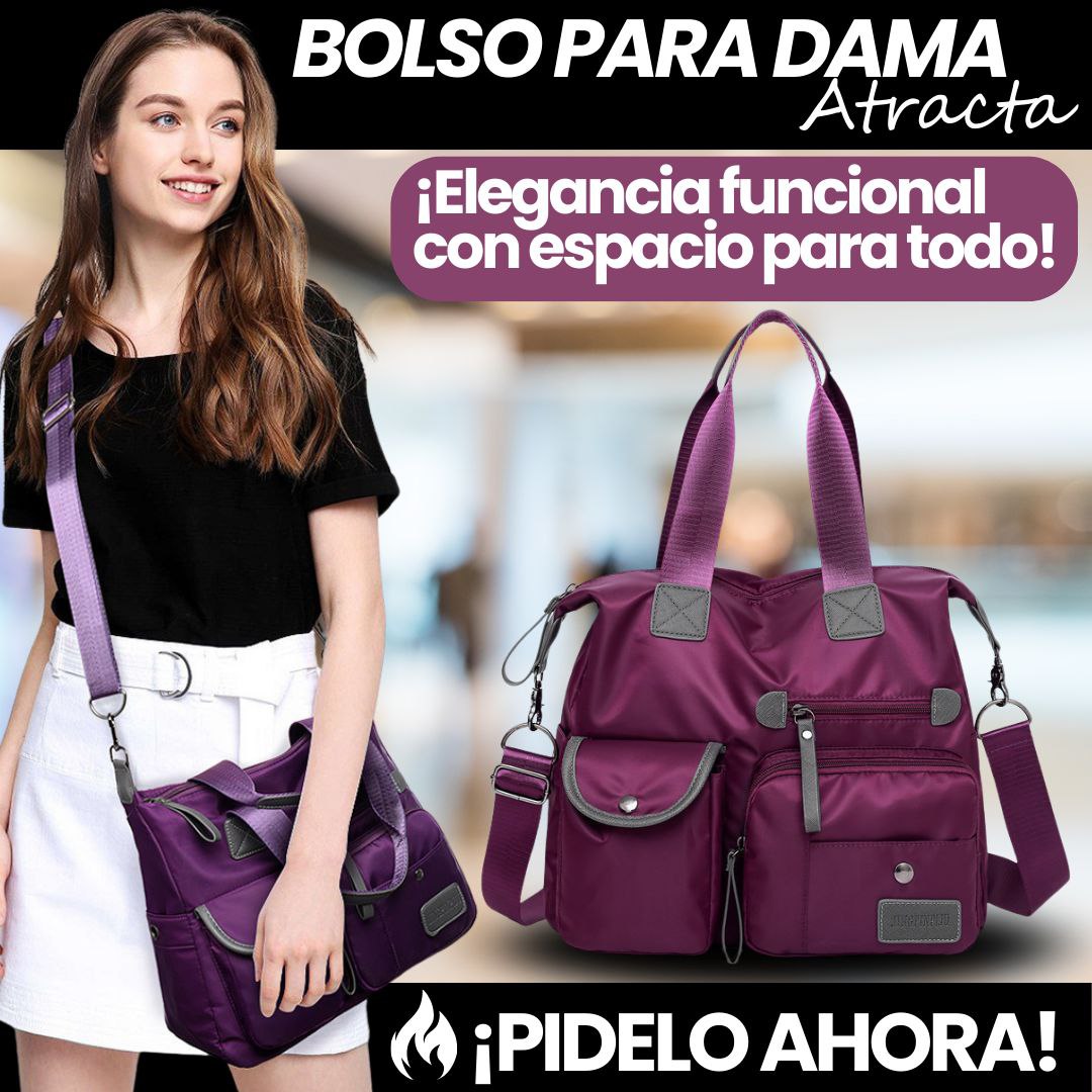 🌀¡Bolso Atracta Impermeable, Estilo, Elegancia y Funcionalidad!