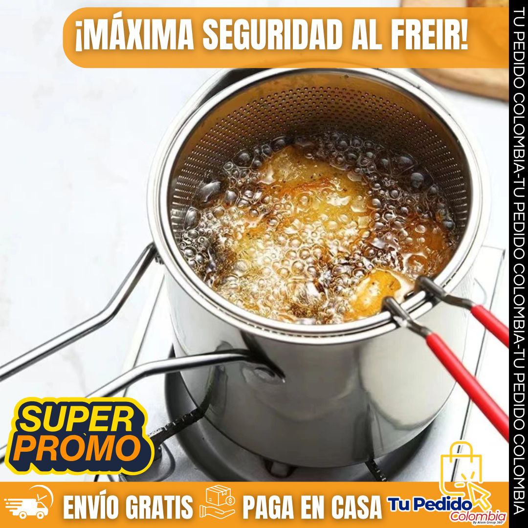 🔥FREIDORA EN ACERO FRY 304