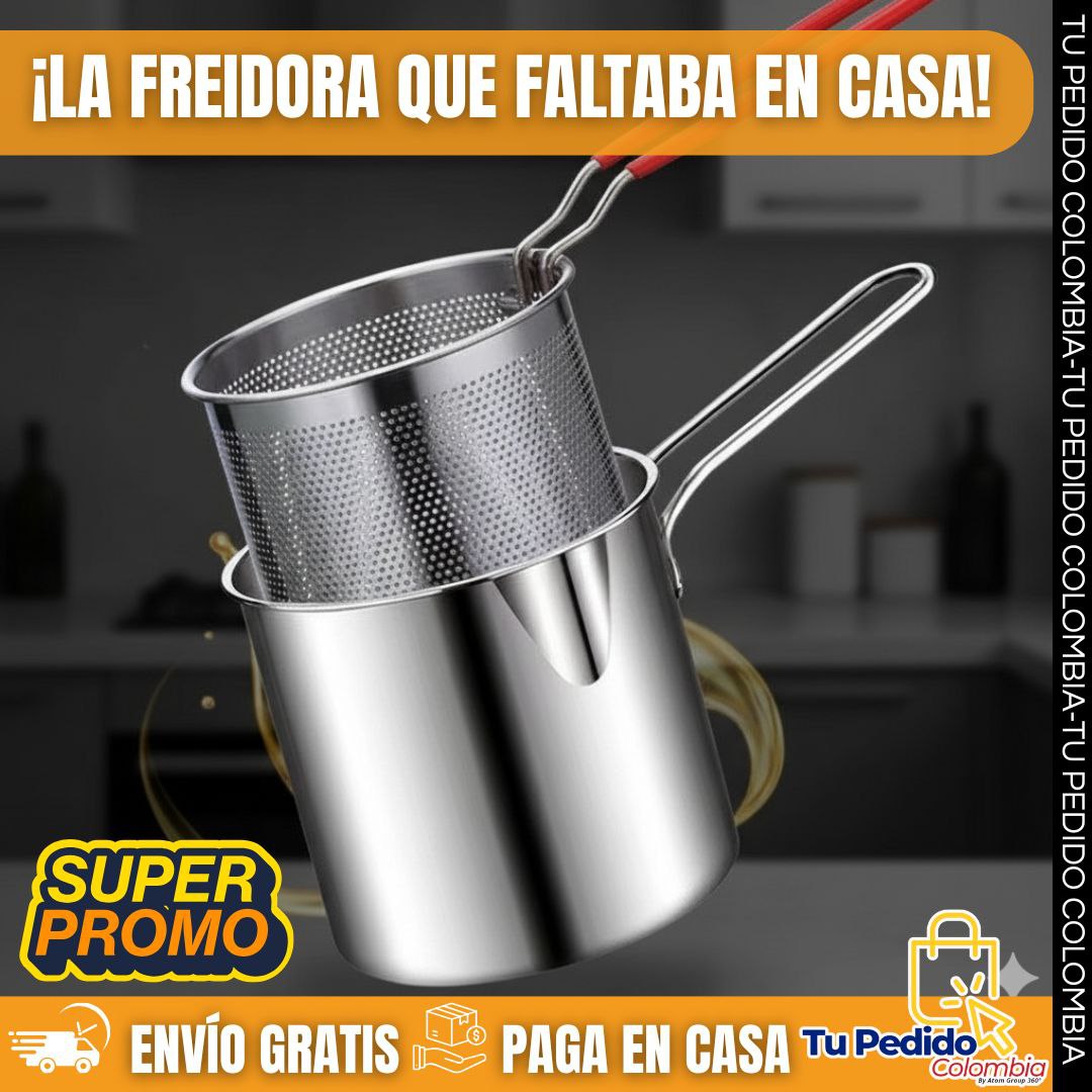 🔥FREIDORA EN ACERO FRY 304