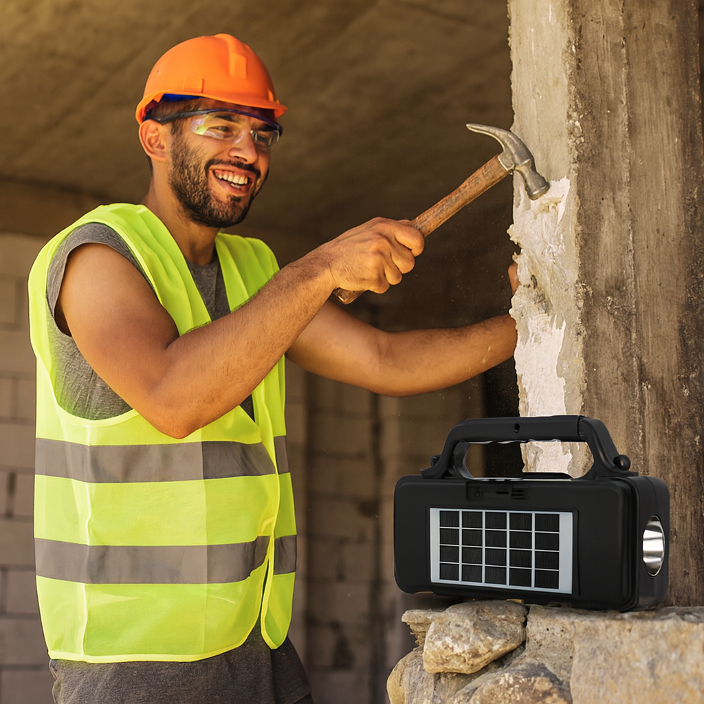 🔥RADIO FM/BLUETOOTH/USB TODO EN 1 CON CARGA SOLAR