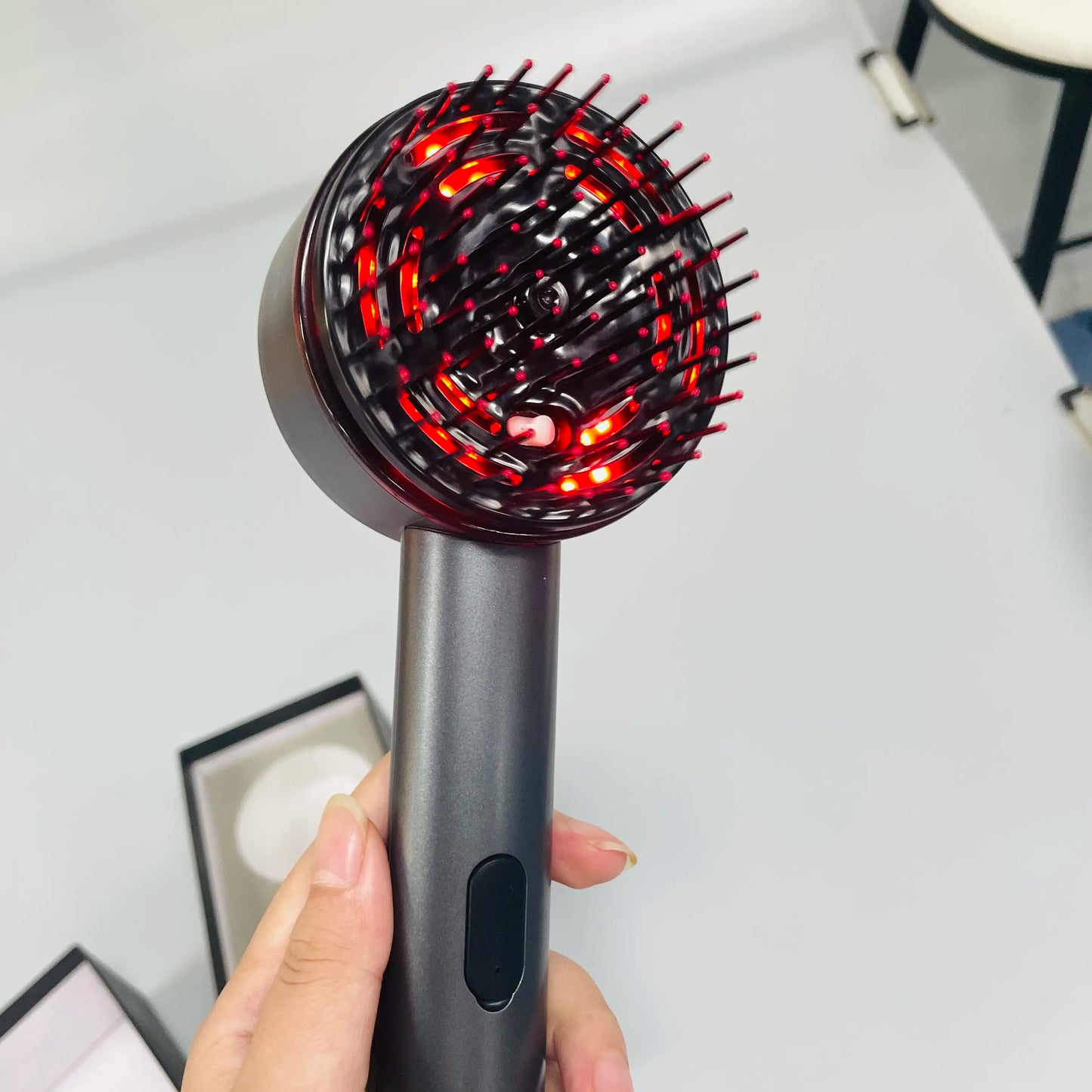 💎CEPILLO MASAJEADOR CAPILAR LED