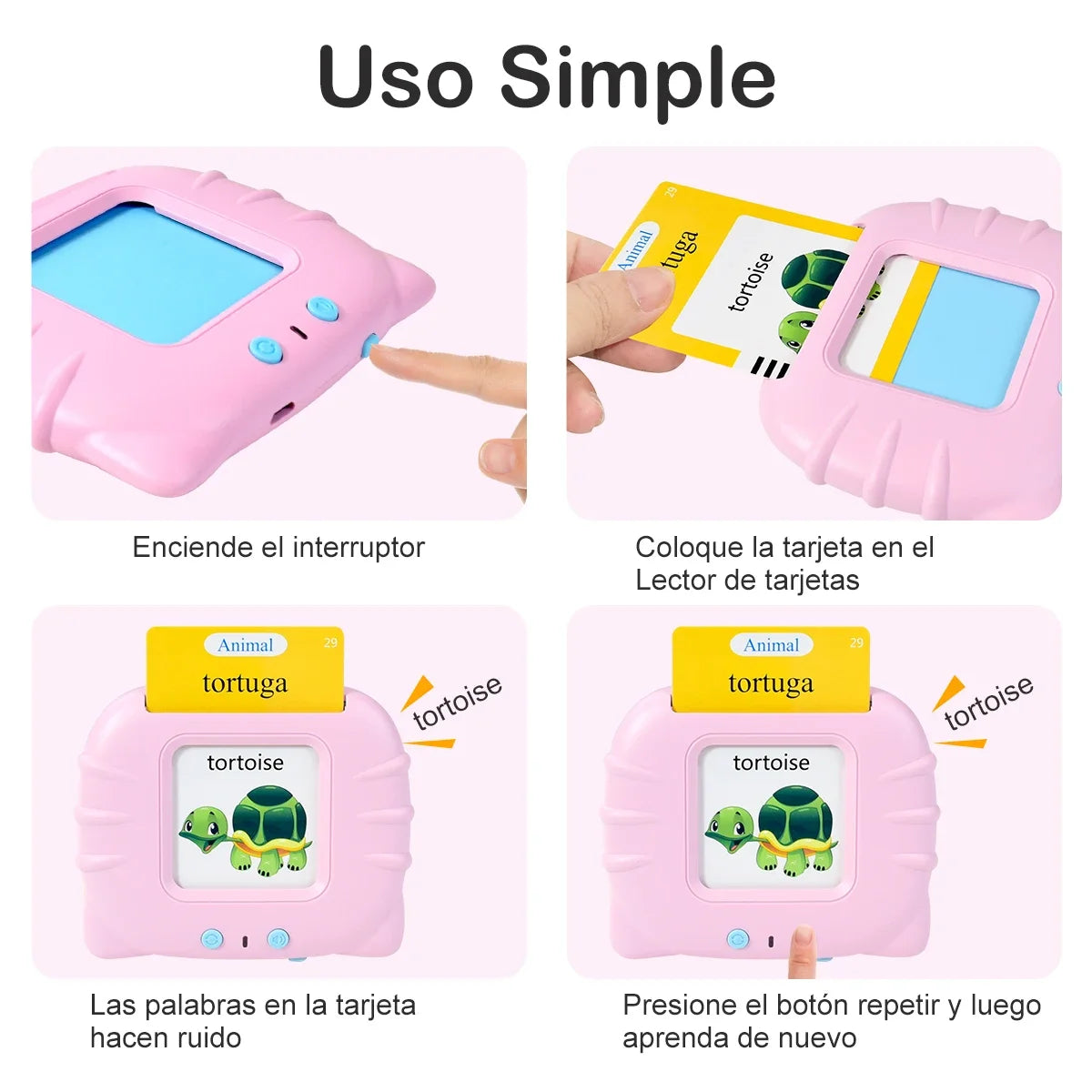 🐥SPEAKER MAGIC I LECTOR DE TARJETAS INTERACTIVAS (INGLES-ESPAÑOL)