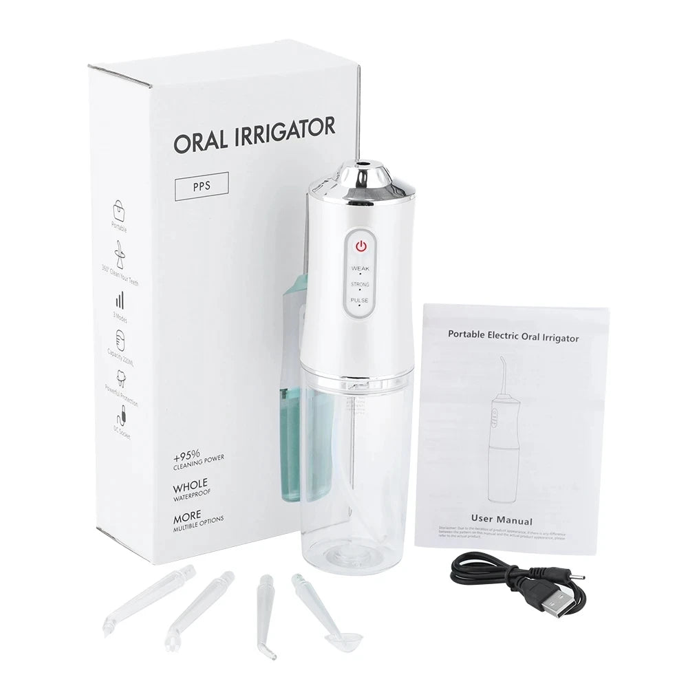 🌀IRRIGADOR BUCAL (4 CABEZAS) I AQUA-SMILE®️