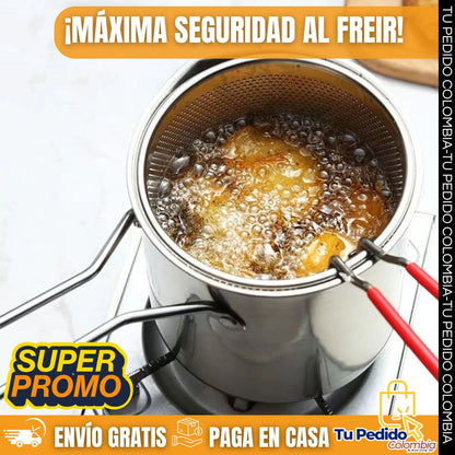 🔥FREIDORA EN ACERO FRY 304