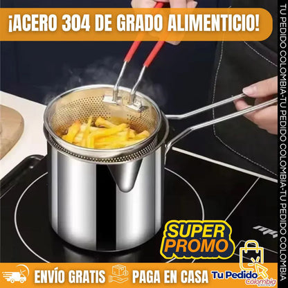 🔥FREIDORA EN ACERO FRY 304