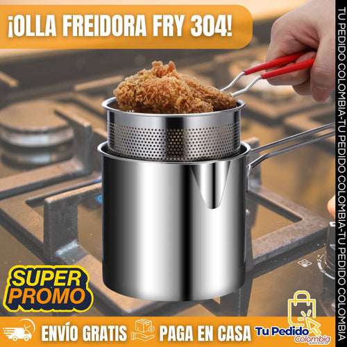 🔥FREIDORA EN ACERO FRY 304