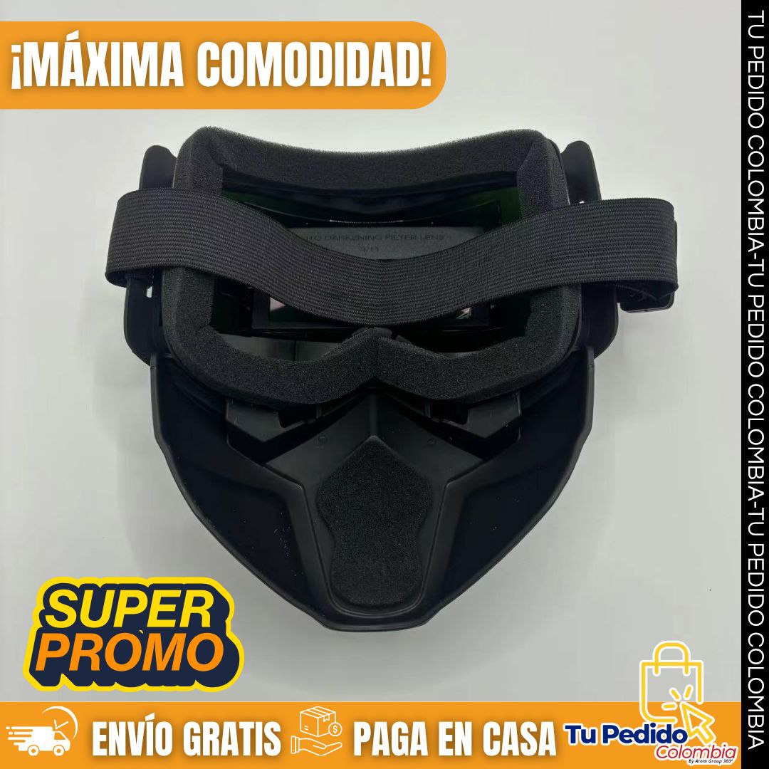 🔥Careta de soldadura con oscurecimiento automático: Seguridad y Precisión Profesional