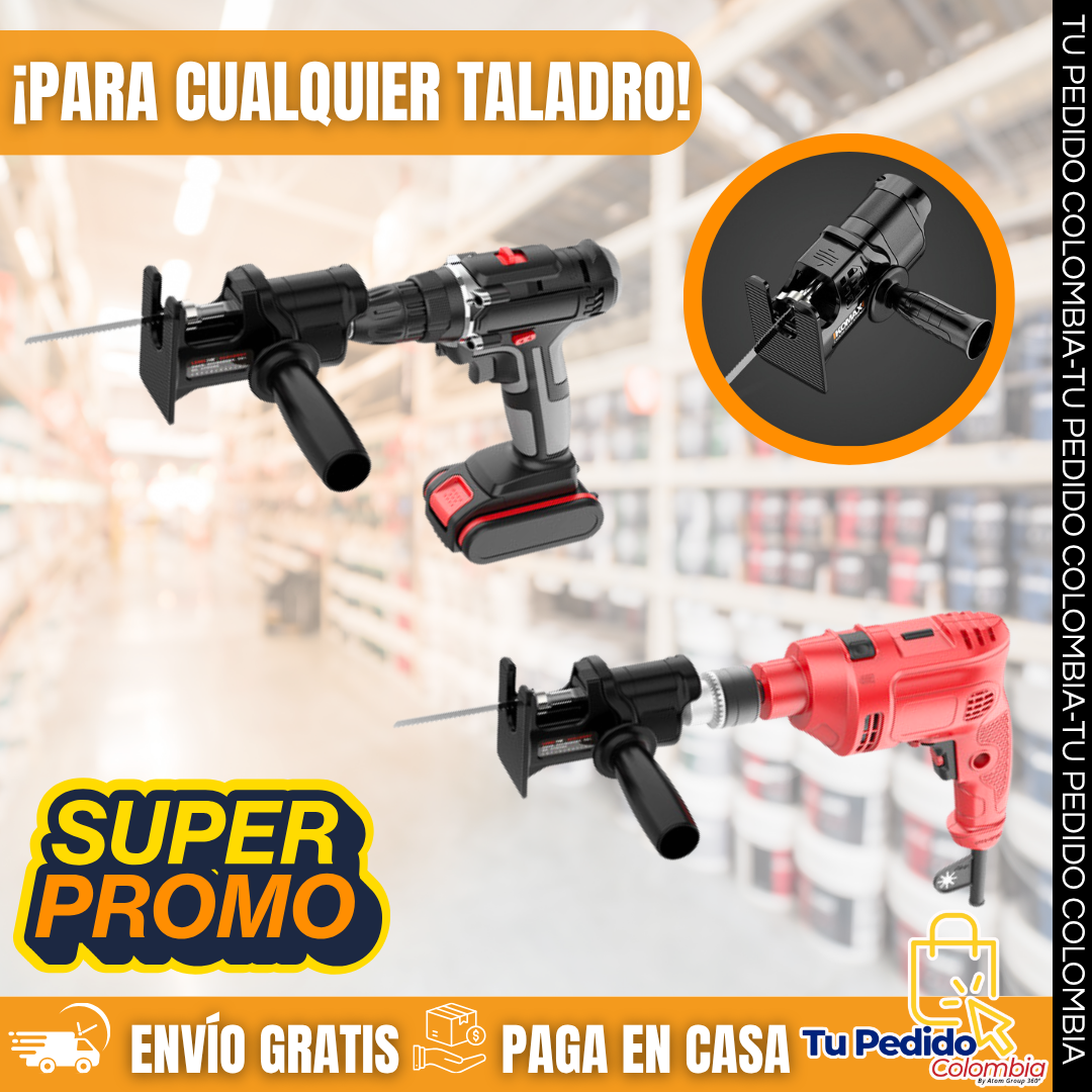 🪚Adapatador sierra universal para taladro / DrillCut Pro